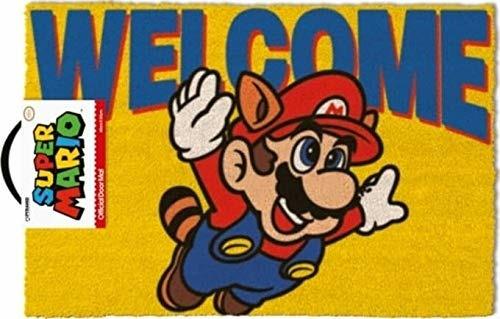 Zerbino Super Mario Welcome Cm 60X40 - Gp85157 Zerbino Super Mario Welcome Cm 60X40 - Gp85157